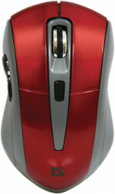 Defender Беспроводная оптическая мышь Accura MM-965 красный,6кнопок,800-1600dpi USB 52966