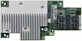 Плата контроллера RAID-массива Intel. Intel® RAID Module RMSP3AD160F Tri-mode PCIe/SAS/SATA Full-Featured RAID Mezzanine Module, SAS3516, 16 int. ports PCIe/SAS/SATA, RAID 0, 1, 10, 5, 50, 6, 60 +JBOD, Cache 4GB, SIOM PCIe x8 Gen3, vertical connectors RMSP3AD160F 954552