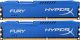 Память оперативная Kingston. Kingston 8GB 1600MHz DDR3 CL10 DIMM (Kit of 2) HyperX FURY Blue Series