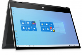 Ноутбук HP. HP Pavilion 14x360 14-dw1011ur 14"(1920x1080 IPS)/Intel Core i5 1135G7(2.4Ghz)/8192Mb/512PCISSDGb/noDVD/Int:Intel Iris Xe  /Cam/WiFi/45WHr/war 1y/Natural Silver/W10 + with LTE