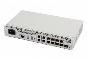 Сервисный маршрутизатор ESR-12VF: 8хEthernet 10/100/1000 Base-T; 1х1000Base-X (SFP); 1хRS-232 (RJ-45 ESR-12VF