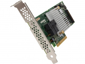 Контроллер Adaptec. Adaptec ASR-8805 SGL (Hybrid RAID  1, 10 RAID 0, 1, 10, 1E, 5, 6, 50 and 60, 8 int. ports(SFF8643), 1024 Cache, кабели отдельно)