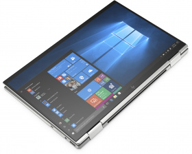 Ноутбук HP. HP Elitebook x360 1030 G7 13.3"(1920x1080)/Touch/Intel Core i7 10710U(1.1Ghz)/16384Mb/256SSDGb/noDVD/Int:Intel UHD Graphics/war 3y/1.27kg/Metallic Grey/W10Pro + 400nit no Pen