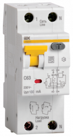 Автоматический  выключатель  диф. тока АВДТ 32А С25 30мА  MAD22-5-025-C-30