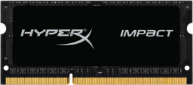 Память оперативная Kingston. Kingston 8GB 1600MHz DDR3L CL9 SODIMM 1.35V HyperX Impact Black Series HX316LS9IB/8
