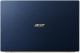 Ноутбук Acer. Acer Swift 5 SF514-54GT-724H  14"(1920x1080 (матовый) IPS)/Touch/Intel Core i7 1065G7(1.3Ghz)/16384Mb/1024SSD+32 OptaneGb/noDVD/Ext:nVidia GeForce MX350(2048Mb)/Cam/BT/WiFi/war 3y/0.99kg/Blue/W10Pro