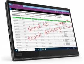 Ноутбук Lenovo. Lenovo ThinkPad X1 Yoga G5 T 14.0 FHD_AR/AS_400N_MT_N_72% /CORE_I5-10210U_1.6G_4C_MB /8GB(4X16GX32)_LP3_2133 /256GB_SSD_M.2_2280_NVME_TLC_OP / /INTEGRATED_GRAPHICS /FIBOCOM_L850-GL_4G_LTE_CAT9 /FINGERPRINT_READER /IR&HD_CAMERA_W/MIC /BKLT_
