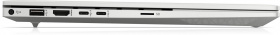 Ноутбук HP. HP Envy 15-ep0037ur 15.6"(1920x1080 IPS)/Intel Core i5 10300H(2.9Ghz)/16384Mb/512PCISSDGb/noDVD/Ext:GeForce GTX 1650Ti(4096Mb)/Cam/WiFi/83WHr/war 1y/Natural silver/FreeDOS + fingerprint