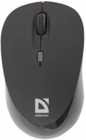 Defender Беспроводная IR-лазерная мышь Dacota MS-155 черный,4 кнопки,1000-2000 dpi USB 52155