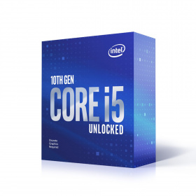 Боксовый процессор Intel. CPU Intel Socket 1200 Core i5-10600KF (4.1GHz/12Mb) Box (without graphics)