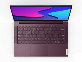 Ноутбук Lenovo. Lenovo Yoga Slim7 14IIL05 14"(1920x1080 IPS)/Intel Core i5 1035G4(1.1Ghz)/16384Mb/512SSDGb/noDVD/Int:Intel Iris Plus/Cam/BT/WiFi/60WHr/war 1y/1.4kg/red/W10