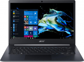 Ноутбук Acer. Acer TravelMate X5 TMX514-51-76CT  14"(1920x1080 (матовый) IPS)/Intel Core i7 8565U(1.8Ghz)/16384Mb/512SSDGb/noDVD/Int:Intel HD/Cam/BT/WiFi/war 3y/0.98kg/Black/W10Pro