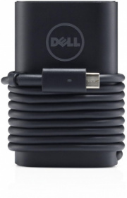 Блок питания 45W с USB-C Dell. Power Supply:  Euro 45W AC Adaptor  USB-C (Kit) 492-BBUS