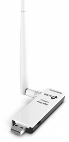 Адаптер Wi-Fi TP-Link. 150Mbps High Gain Wireless N USB Adapter with Cradle, Atheros, 1T1R, 2.4GHz, 802.11n/g/b, 1 detachable antenna TL-WN722N