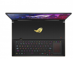 Ноутбук ASUS. ASUS ROG GX701LWS-HG077T Zephyrus XMAS 17.3"(1920x1080 (матовый, 300Hz) IPS)/Intel Core i7 10875H(2.3Ghz)/16384Mb/1024SSDGb/noDVD/Ext:nVidia GeForce RTX2070 Super(8192Mb)/BT/WiFi/war 1y/2.6kg/Black/W10 + NumberPad