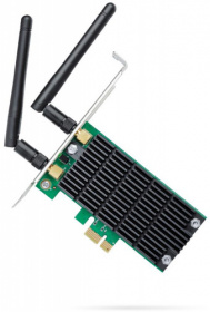 Адаптер Wi-Fi TP-Link. AC1200 Wi-Fi PCI Express Adapter, 867Mbps at 5GHz + 300Mbps at 2.4GHz, Beamforming Archer T4E