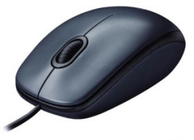 Logitech Mouse M100 USB Dark Ret new 910-005003