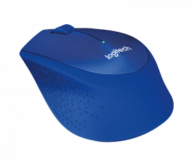 Мышь Logitech. Logitech Wireless Mouse M330 SILENT PLUS,BLUE