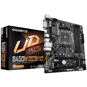 Материнская плата Gigabyte. B450M DS3H V2