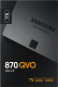 Твердотельный накопитель Samsung. Samsung SSD 1TB 870 QVO, V-NAND 4-bit MLC, MKX, 2.5" SATA 6Gb/s, R560/W530, IOPs R98000/W88000