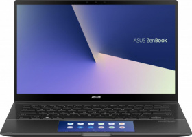 Ноутбук ASUS. ASUS UX463FA-AI043T flip Touch +stylus+bag+cable XMAS 14"(1920x1080 IPS)/Touch/Intel Core i5 10210U(1.6Ghz)/8192Mb/256SSDGb/noDVD/Int:Intel UHD Graphics 620/Cam/BT/WiFi/war 1y/1.4kg/Gun Grey/W10 + ScreenPad 90NB0NW1-M00570