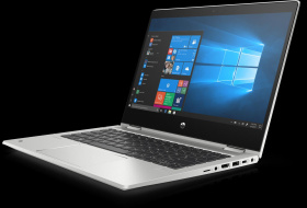 Ноутбук HP. HP ProBook x360 435 G7 13.3"(1920x1080)/Touch/AMD Ryzen 5 4500U(2.3Ghz)/16384Mb/512SSDGb/noDVD/Int:AMD Radeon/45WHr/war 1y/1.45kg/Pike Silver/W10Pro