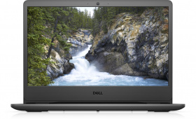 Ноутбук DELL VOSTRO 3401 Dell. Dell Vostro 3401 14,0'' FullHD WVA Antiglare/Intel Core i3 1005G1(1.2Ghz)/8 GB/SSD 256GB/noDVD/UHD Graphics/Cam/BT/WiFi/42WHr/1y NBD/1.58kg/black/W10Pro + TPM