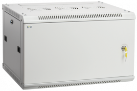 ITK Шкаф LINEA W 9U 600x450 мм дверь металл, RAL7035 LWR3-09U64-MF