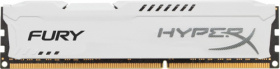 Память оперативная Kingston. Kingston 8GB 1333MHz DDR3 CL9 DIMM HyperX FURY White Series HX313C9FW/8