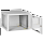 Настенный антивандальный шкаф, 15U, Ш600хВ734хГ450мм, серый EC-WS-156045-GY