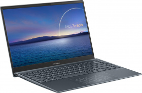Ноутбук ASUS. ASUS UX325EA-AH045 +bag+cable 13.3"(1920x1080 (матовый) IPS)/Intel Core i7 1165G7(2.8Ghz)/16384Mb/512PCISSDGb/noDVD/Int:Intel Iris Xe Graphics/Cam/BT/WiFi/war 1y/1.07kg/Pine Grey/DOS + Support NumberPad /