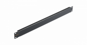 Панель-заглушка NIKOMAX 19", 1U, со щеточным кабельным вводом, металлическая, черная NMC-OK-BRSH-1U-BK