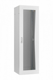 Напольный шкаф серии Lite 19", 33U, стеклянная дверь, Ш600хВ1567хГ600мм, в разобранном виде, серый TFI-336060-GMMM-GY