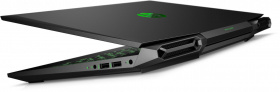 Ноутбук HP. HP Pavilion Gaming 15-dk1046ur 15.6"(1920x1080 IPS 144Hz)/Intel Core i7 10750H(2.6Ghz)/16384Mb/512PCISSDGb/noDVD/Ext:GeForce RTX 2060(6144Mb)/Cam/WiFi/52WHr/war 1y/ShadowBlack w/ Acid green pattern  /W10