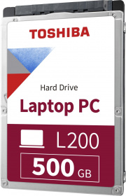 Жесткий диск Toshiba. HDD Toshiba SATA3 500Gb 2.5" L200 Slim 5400 8Mb
