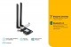 Адаптер Wi-Fi TP-Link. AC1200 Dual-Band PCI Adapter, Bluetooth 4.2 support, two external antennas