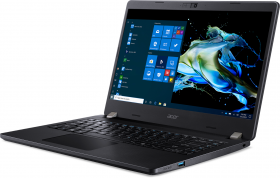 Ноутбук Acer. Acer TravelMate P2 TMP214-52-372L  14"(1920x1080 (матовый))/Intel Core i3 10110U(2.1Ghz)/8192Mb/256SSDGb/noDVD/Int:Intel HD/Cam/BT/WiFi/war 3y/1.6kg/Black/W10Pro + HDD upgrade kit, Fingerprint reader