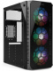 корпус для ПК без БП Hiper. CASE HIPER HG-C103RGB EREBOS (ATX, SPCC0.5, USB 3.0+USB2.0, Front 3x120mm RGB Fan, Black)