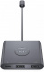 Адаптер - USB-C/2*USB-A с функцией зарядки Dell. Dell Adapter USB-C/2*USB-A with Power Delivery