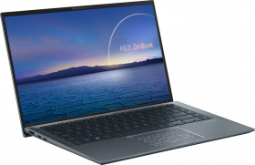 Ноутбук ASUS. ASUS UX435EAL(BX435EAL-KC074R) +cable 14"(1920x1080 IPS)/Intel Core i5 1135G7(2.4Ghz)/8192Mb/512SSDGb/noDVD/Int:Shared/Cam/BT/WiFi/war 1y/0.99kg/Pine Grey/W10Pro + NumberPad