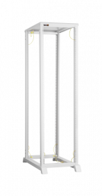 Монтажная стойка двухрамная с разборной рамой 19", 42U, Ш600xВ1995xГ1000мм, с крышей, в разобранном  TRD-426010-R-GY