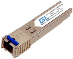 Модуль промышленный GIGALINK SFP, WDM, 1Гбит/c, одно волокно SM, SC, Tx:1490/Rx:1550 нм, DDM, 24 дБ  GL-OT-SG24SC1-1490-1550-I-D