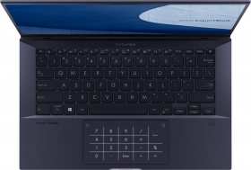 Ноутбук ASUS. ASUS B9400CEA-KC0308T 66Вт/ч батарея +cable +bag 14"(1920x1080 (матовый) IPS)/Intel Core i5 1135G7(2.4Ghz)/16384Mb/512PCISSDGb/noDVD/Int:Intel Iris Xe Graphics/Cam/BT/WiFi/war 1y/1.01kg/Star Black/W10 + Support NumberPad