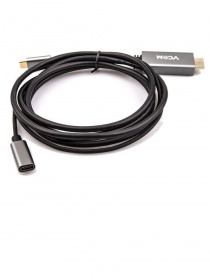 Кабель-адаптер USB 3.1 Type-Cm --> HDMI A(m) 4K@60Hz, 1.8m , PD, Alum Shell,VCOM <CU423MCPD-1.8M>