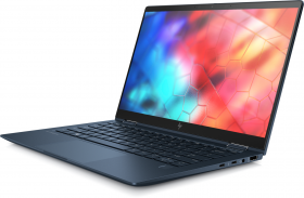Ноутбук HP. HP Elite Dragonfly x360 13.3"(1920x1080)/Touch/Intel Core i5 8265U(1.6Ghz)/16384Mb/512SSD+32 OptaneGb/noDVD/Int:Intel HD Graphics 620/LTE/3G/56WHr/war 3y/1.1kg/blue/W10Pro + 1000 nit Sure View+Sleve