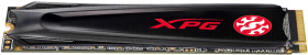 Твердотельный накопитель ADATA. ADATA 256GB SSD GAMMIX S5 M.2 PCIe with Heatsink