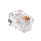 Разъем телефонный FRD RJ-12 6P4C, Кат.3