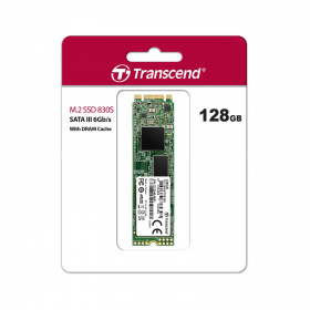 Твердотельный накопитель Transcend. Transcend 128GB M.2 SSD MTS 830 series (22x80mm) with DRAM cache R/W 560/530 MB/s