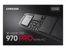 Твердотельный накопитель Samsung. Samsung SSD 512GB 970 PRO, V-NAND 2-bit MLC, Phoenix, M.2 (2280) PCIe Gen 3.0 x4, NVMe 1.3, R3500/W2700,  IOPs 500 000