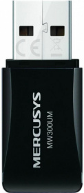 Адаптер Wi-Fi Mercusys Technologies CO. N300 Wi-Fi Mini USB Adapter, 2T2R, 1xUSB 2.0 MW300UM